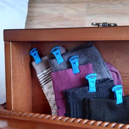 Sokken Clips - 36 Stuks - Kunststof - 4 Kleuren - Voor Wasdroger en Wasmachine — thumbnail 2