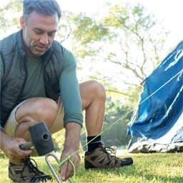 Grondpalen Stalen haringen Trampoline nietjes Grondankers Luifel Metalen Haken Swing Camping Graaf Verdediging Schuren - 30 cm - 3 stuks opbergen — thumbnail 5