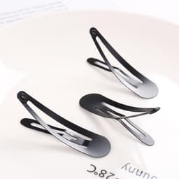 10x Zwarte Haarspelden voor Dames - Professionele Metalen Klemmen 6 cm — thumbnail 5