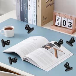 40 Stuks Kleine Zwarte Bulldog Clips Metaal voor Foto's Papier en Documenten — thumbnail 4