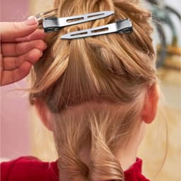 60x Zilveren Eendenbek Haarclips voor Knippen en Stylen - 3,8 cm Vlakke Metalen Klemmen — thumbnail 4