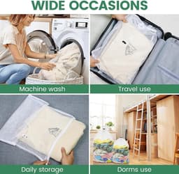Handige Set van Drie Multifunctionele Wasnetten voor Veilig Wassen — thumbnail 4