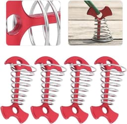 Aluminium Tenttouwspanners Set van 4 met Veergesp en Grondankers - Ideaal voor Kamperen en Wandelen — thumbnail 4