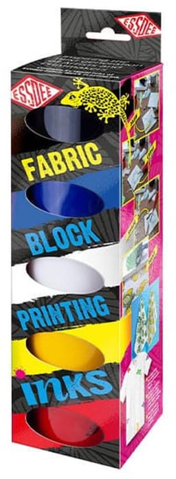 Essdee Fabric Block Printing Inkt Set 5x100ml — thumbnail 1