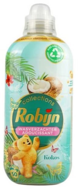 Robijn Collections - Wasverzachter - Kokos - 1,25L - 50 Wasbeurten - Voordeelverpakking - 24 stuks — thumbnail 3