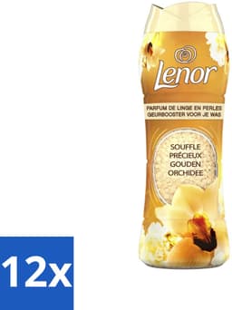 12 x Lenor - Geurbooster - Gouden Orchidee - 22 Wasbeurten - Lenor Geur - Wasgeur - Geurbooster - Wasverzachter - Gouden Orchidee — thumbnail 1