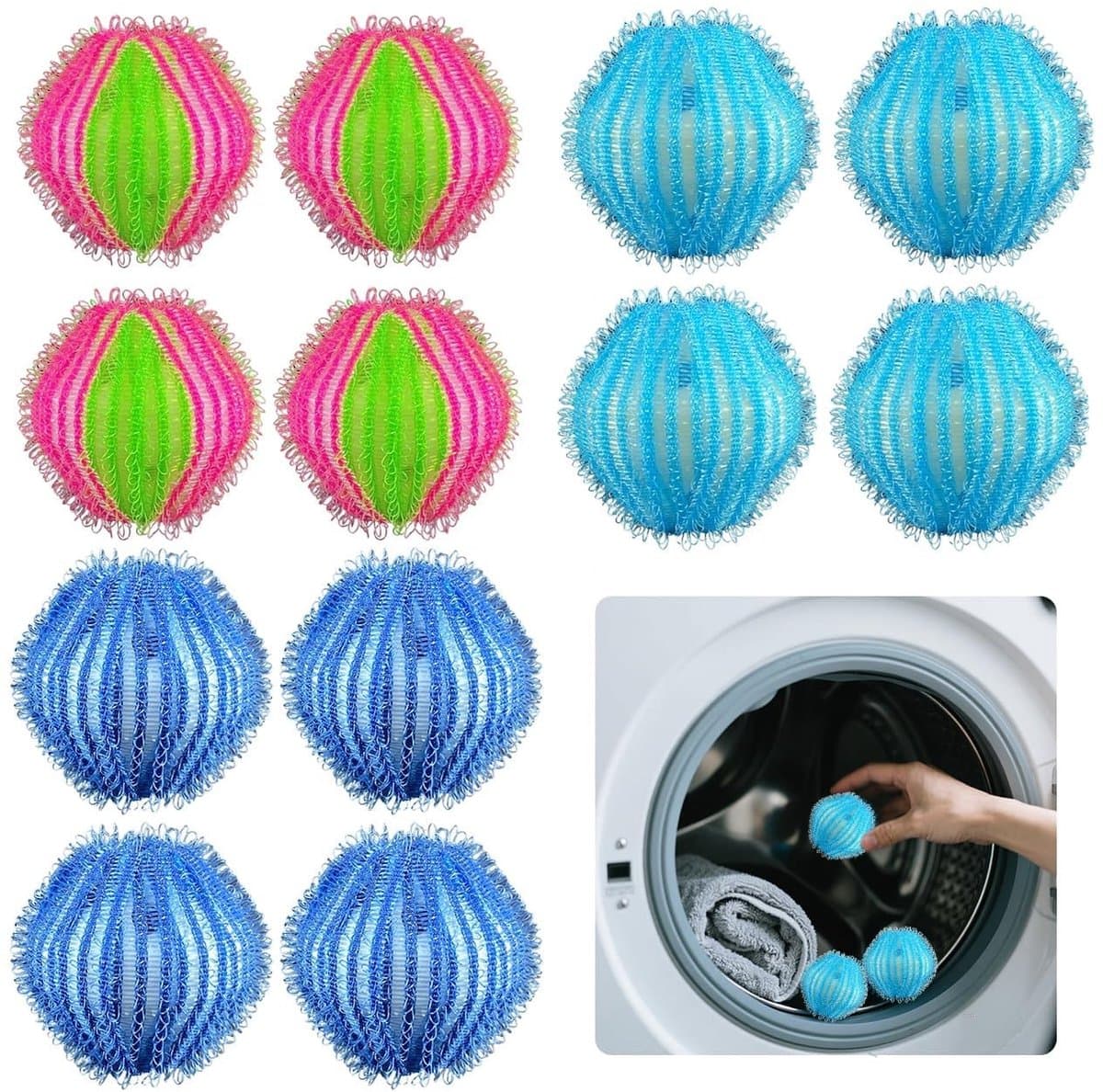 Solidchoice - 12 Herbruikbare Wasballen voor Effectieve Dierenharen Verwijdering — afbeelding 1