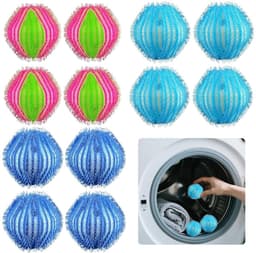 Solidchoice - 12 Herbruikbare Wasballen voor Effectieve Dierenharen Verwijdering — thumbnail 1