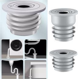 Rioolafdichtingen - 2 stuks - Vloerafvoer - Siliconen - Afvoerplug afdekking vloer - 35-40 mm, 45-50 mm - Afvoerbuis afdichting - Met deksel - Voor thuis, keuken en badkamer — thumbnail 4