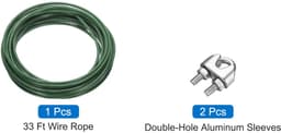 Draadkabel 10 m x 5 mm - roestvrij staal 304 - spanklem met 2 schroefspindels - perfect voor het ophangen van wasrekken - ShopVlot — thumbnail 5