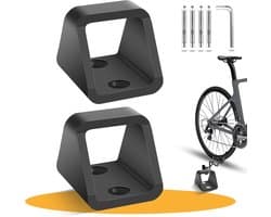 Fietswandanker 2x 5 mm staal - Wand- en grondanker - Anti-diefstalbeveiliging voor fietsen