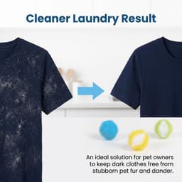 15 stuks dierenhaarverwijderaar voor wasmachine, pluisballen, haarvanger, herbruikbare wasballen tegen hondenharen en kattenharen, universele wasbal voor schone kleding — thumbnail 3