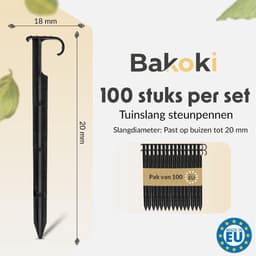 Grondankers set van 100 - 16-20 mm - voor druppelirrigatie - voorkomt draaien van slangen - ShopVlot — thumbnail 5