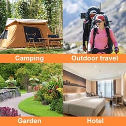 Draagbare en Verstelbare Waslijn van 10 Meter voor Reizen en Outdoor Gebruik — thumbnail 5