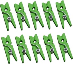 Houten Knijpers - Decoratie Clips - Foto's Ophangen - Veelzijdig Gebruik - 300 Stuks - Groen — thumbnail 1