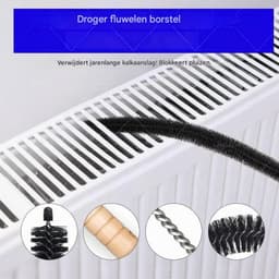 longziming -Trommelreiniger voor Wasdroger - Stofzuiger Opzetstuk met Flexibele Slang en Pluizenborstel - Wasdroger Ventilatiereiniger voor Pluizen en Stof - Voor Wasdroger, Wasmachine, Koelkast en Airco - 2 Delig — thumbnail 5