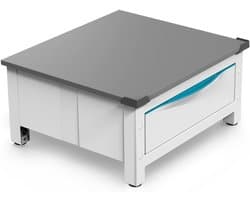 Wasmachine Verhoger - Droger Lift - Apparaat Verstellen - Met Uittrekbare Lade - 30 cm Hoog - Wit