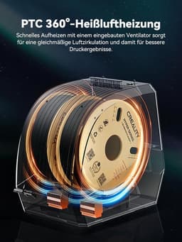 Filament Droger - Droogoven Filament - 3D Printen Verbeteren - Grote Capaciteit - 200mm Filament - Wit — thumbnail 2