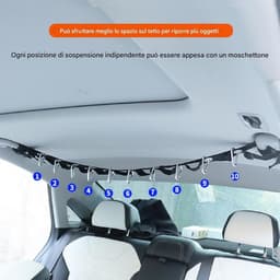 Reiskledinglijn - Draagbare waslijn - Kleding drogen - Compact ontwerp - 1 meter - Zwart — thumbnail 2