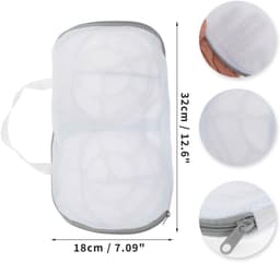 Dailygoods- Waszakken - Mesh-design - Beha-waszakken - Ondergoed - Waszakken met ritssluiting - Duurzaam - Beschermend - Wasnet — thumbnail 3