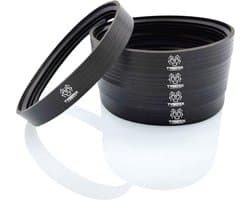 SnelShoppen - Silicone Seals 5 x 80 mm voor Pelletkachels, Hoogte 9 mm, Drievoudige Lipseals, Perfecte Hechting en Waterdicht, Uitzonderlijke Hittebes