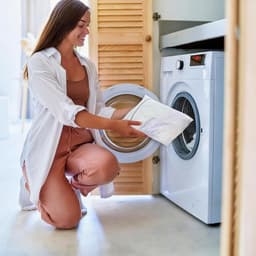 Set van 4 wasnetten voor wasmachine met verborgen ritssluitingen, robuust en duurzaam, waszak voor overhemden, beha's, sokken, ondergoed, babykleding (30 x 40 cm) — thumbnail 3