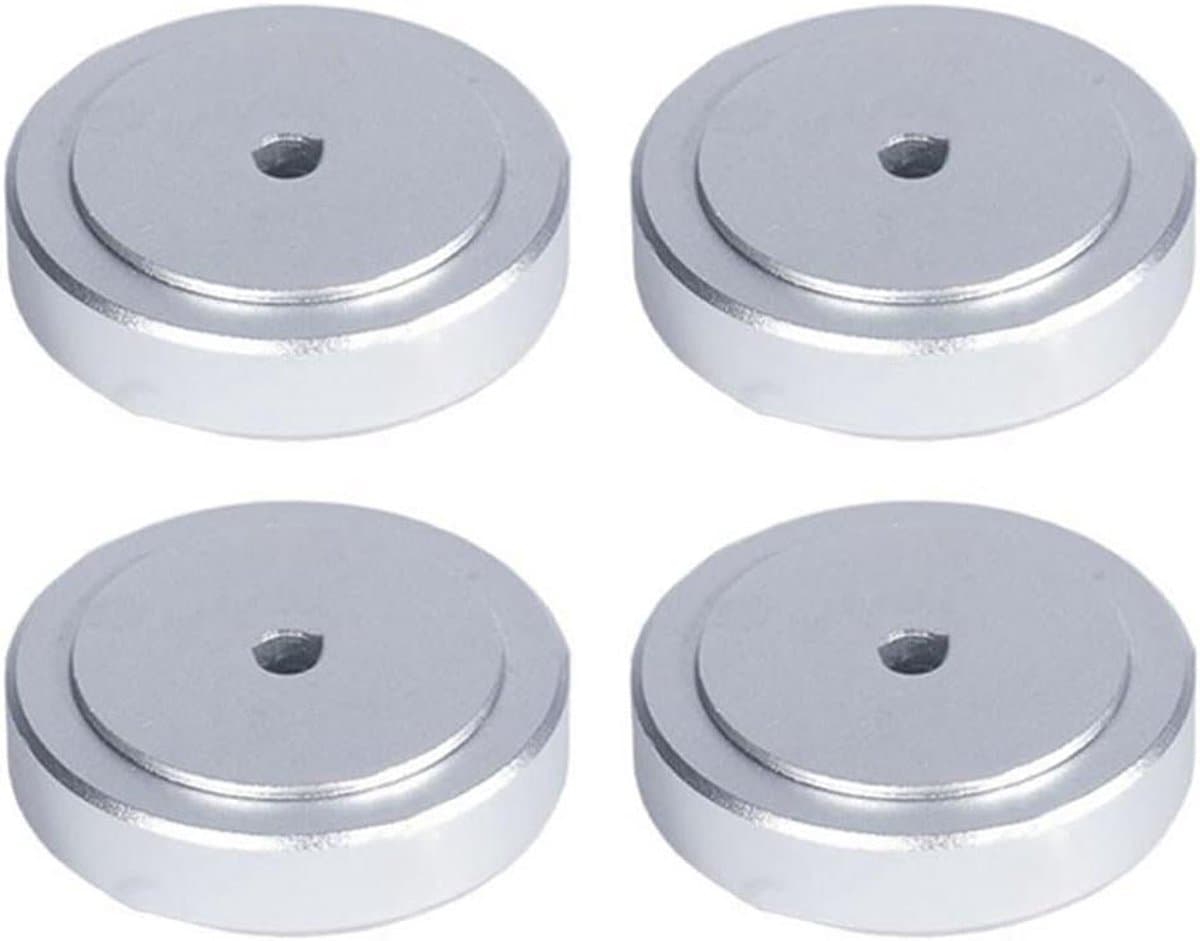 Isolatievoeten Set - Schokdempers Luidsprekers - Audio Verbeteren - Trillingen Absorberen - 4 Stuks - Aluminium — afbeelding 1