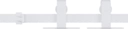 vidaXL - Ophangset - voor - minischuifdeur - 183 - cm - koolstofstaal - wit — thumbnail 4