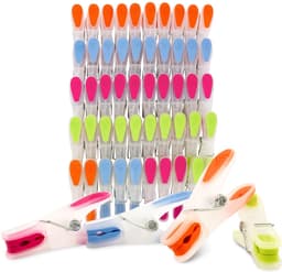Ibenzoa® Set van 50 Kleurrijke Waslussen van Kunststof — thumbnail 1