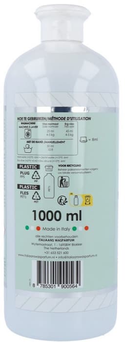 B&B Italiaanse Wasparfum Wasmiddel Katoen Bloem - 1000 ml — thumbnail 4
