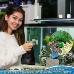 Herbruikbare Filterzakken voor Aquarium - Wit - 6 x 4 inch - Duurzaam en Milieuvriendelijk - Voor Filtratie Media — thumbnail 3