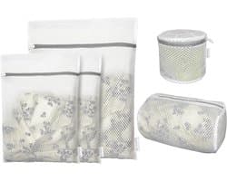 5 Delicate Waszakken met Rits voor Kleding, Ondergoed en Lingerie - Sterke Mesh Waszakken voor Veilig Wassen van Kledingstukken en Sokken