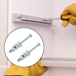 50 sets zinklegering zelfborende gipsplaten ankers met schroeven zilver — thumbnail 4