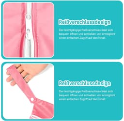 Set van 2 Waterproof Reissetje voor Vuile Was met Rits — thumbnail 4