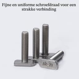 T Bolt M8x40 Hamer Hoofd Bolt Rvs T Slot Schroef Mechanische Hardware Deel voor Aluminium Profiel, Fotovoltaïsche Solar Mountin — thumbnail 4