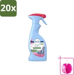 20 x Febreze – Textielspray – Roze Anjers – 375 ml - Bulkverpakking - Textielgeur - Douchemop - Textielverzorging — thumbnail 1
