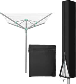 Hoes voor Wasrek van 210D Oxford Materiaal met Rits en Trekkoord voor Bescherming Buiten, Tuin en Camping — thumbnail 1