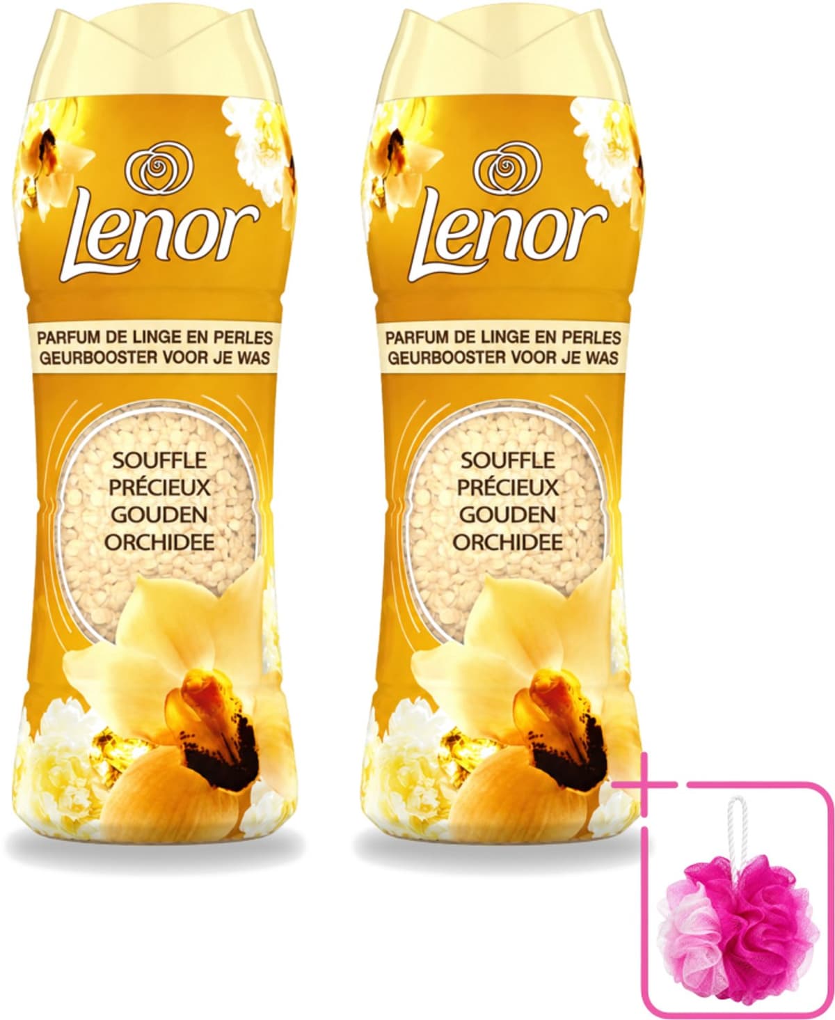 2 x Lenor - Geurbooster - Gouden Orchidee - 22 Wasbeurten - Bulkverpakking - Geurbooster was - Geur in was — afbeelding 1