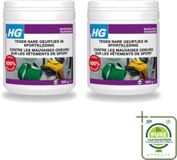 2 x HG - Wasruimte - Tegen Nare Geurtjes In Sportkleding - Wasmiddeltoevoeging - 500 g - Grootverpakking - Vaatwasstrips - Geurverwijdering Sportkleding - Stankmoleculen Verwijderen - Wasmiddel Toevoeging - Sportkleding Geur - Handdoek Geur — thumbnail 1