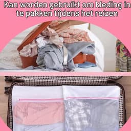 Waszakken voor de Wasmachine - Set van 3, Ideaal voor Kleding, Reizen en Bescherming van Wol en Katoen (40 x 50 cm) — thumbnail 3