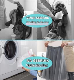 Wasnet - 50 x 60 cm - Verborgen rits - Polyester — thumbnail 4
