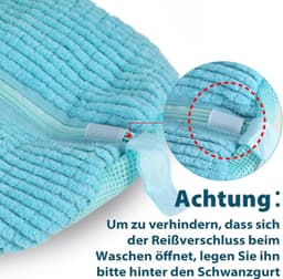 Multifunctionele Waszak voor Schoenen - Herbruikbare Waszak voor Sneakers en Schoenen - Bescherming voor Wasmachine en Schoenen (Lichtblauw) — thumbnail 5