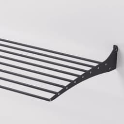 2x Foxydry Fold 116 cm black wasdroogrek wandmontage clicksysteem - 116 x 50 x 10 cm — thumbnail 2