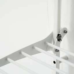 Foxydry Wall 128 cm White droogrek wandmontage -bediening rechts- Witte kleur - 128 x 52 x 137 cm — thumbnail 4