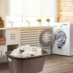 Stefanplast Elegance Wasmand - Taupe - Kunststof - 38x58x28cm — thumbnail 2