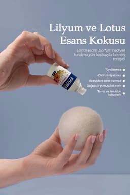 Evonox Clean – Set van 3 Wolvilten Wasdrogerballen + 30ML Geur Essentie Cadeau – Natuurlijk en Milieuvriendelijk — thumbnail 4