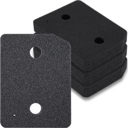 Set van 4 9164761 Drogerfilter voor Miele T1-serie warmtepompdroger, fijn/grof 207 x 157 x 30 mm Droger basisfilter — thumbnail 1