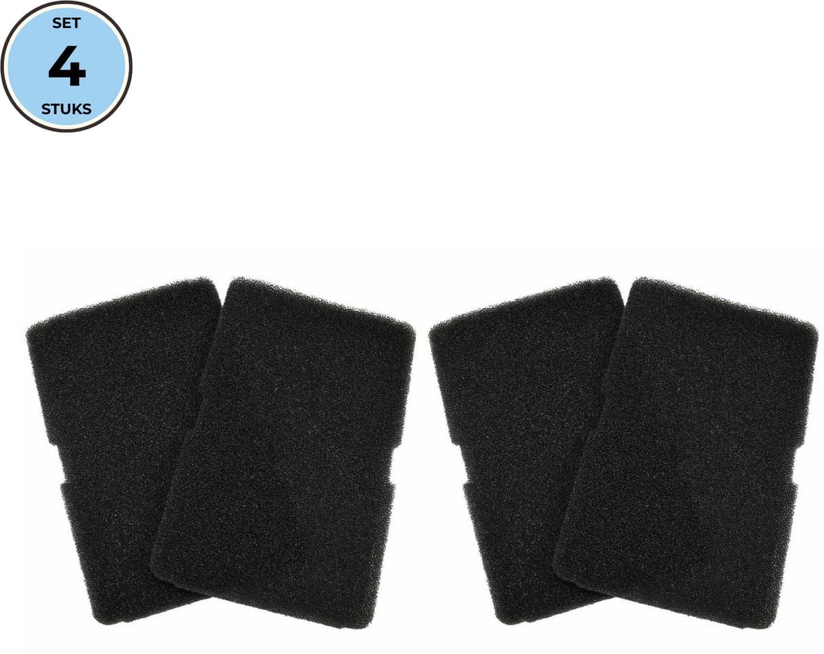 Bramokava 4x Filter geschikt voor Beko Blomberg Droger 2964840100 - 235 x 150 mm - Spons Foam Schuimfilter — afbeelding 1