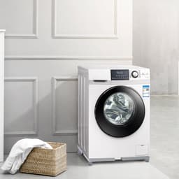 Wasmachine Verhoger met 4 Wielen - Verstelbaar Wasmachine Opbouwmeubel - Wasmachine Sokkel - Ook voor Droger, Koelkast — thumbnail 5