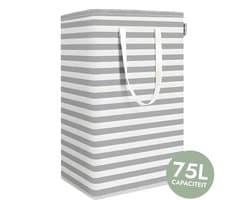 Wasmand 75L Opvouwbaar – Stevige Opbergmand met Handvatten – Waterdichte Was Organizer – Voor Kleding, Speelgoed of Linnen — afbeelding 1